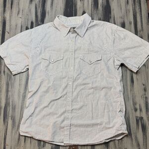 Machine Men's Striped Button-Down Shirt